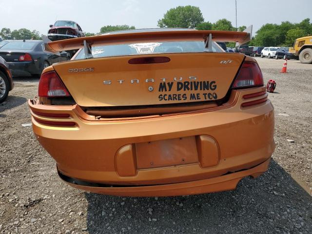 1B3EL66RX5N668776 - 2005 DODGE STRATUS R/T ORANGE photo 6