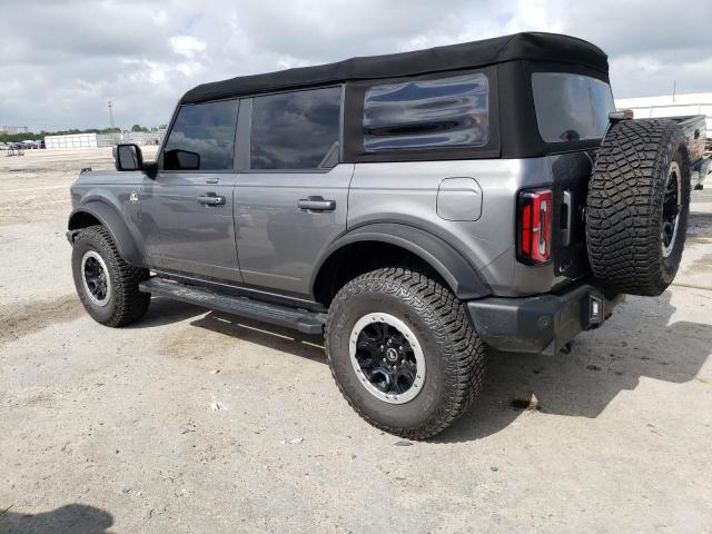 1FMEE5DP6NLA88579 - 2022 FORD BRONCO BASE GRAY photo 2