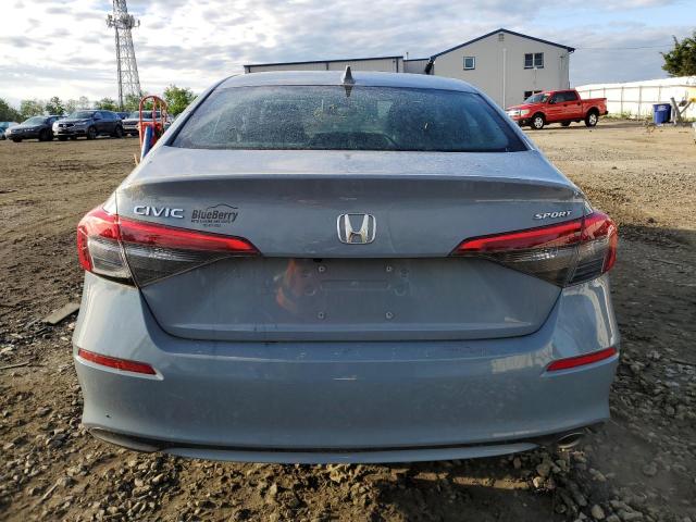 2HGFE2F50NH563919 - 2022 HONDA CIVIC SPORT GRAY photo 6