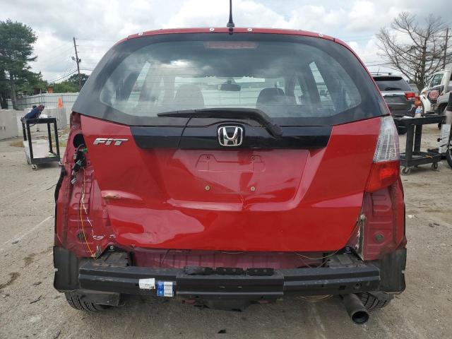 JHMGE8H47AC023666 - 2010 HONDA FIT SPORT RED photo 6