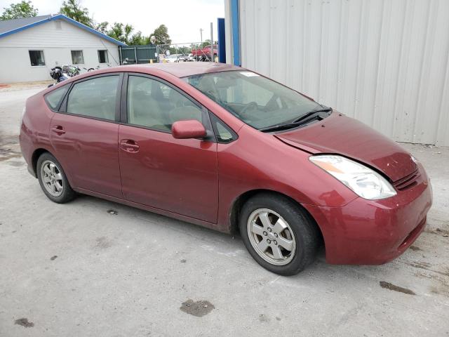 JTDKB20U653062915 - 2005 TOYOTA PRIUS MAROON photo 4