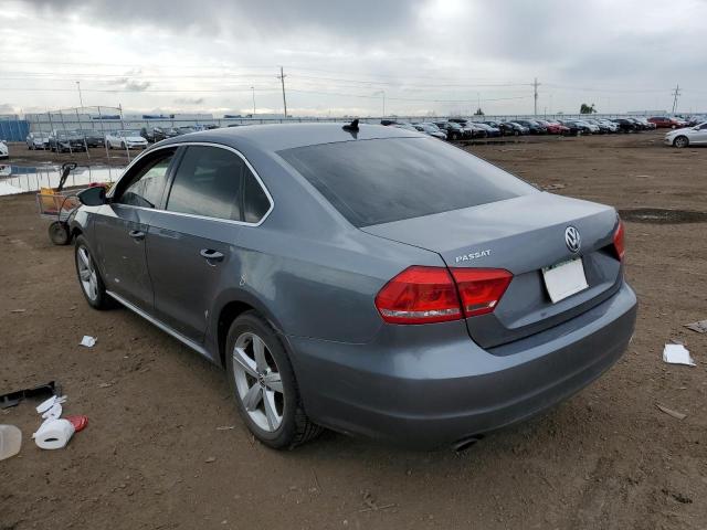 1VWBP7A32CC055796 - 2012 VOLKSWAGEN PASSAT SE GRAY photo 2