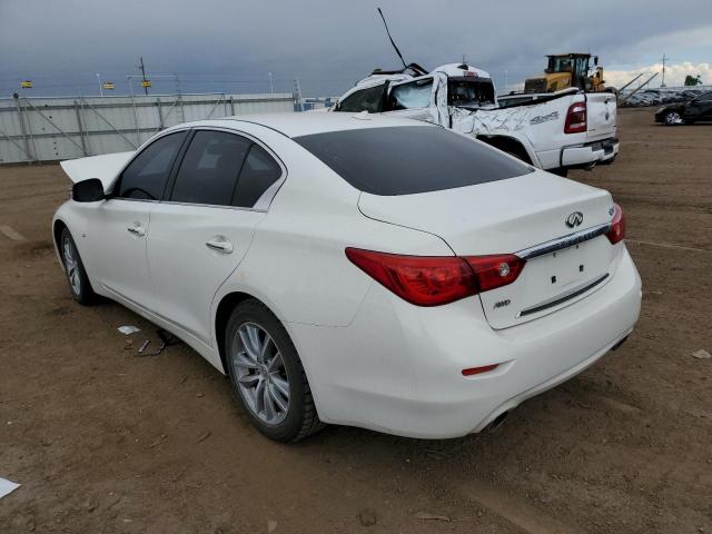 JN1BV7AR1EM690151 - 2014 INFINITI Q50 BASE WHITE photo 2