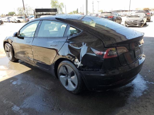 5YJ3E1EA3PF385877 - 2023 TESLA MODEL 3 BLACK photo 2