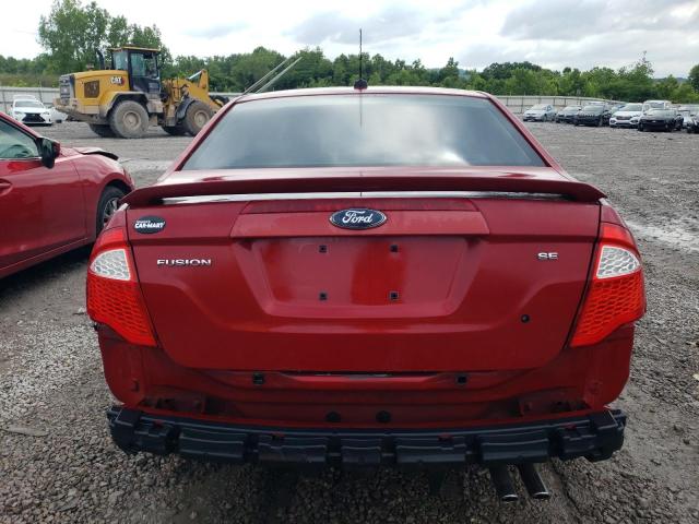 3FAHP0HA0AR214490 - 2010 FORD FUSION SE BURGUNDY photo 6