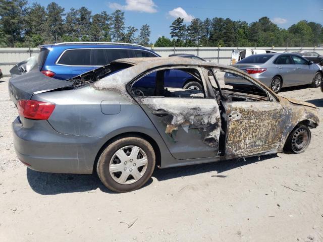 3VW2K7AJ2EM233348 - 2014 VOLKSWAGEN JETTA BASE 灰色 照片 3