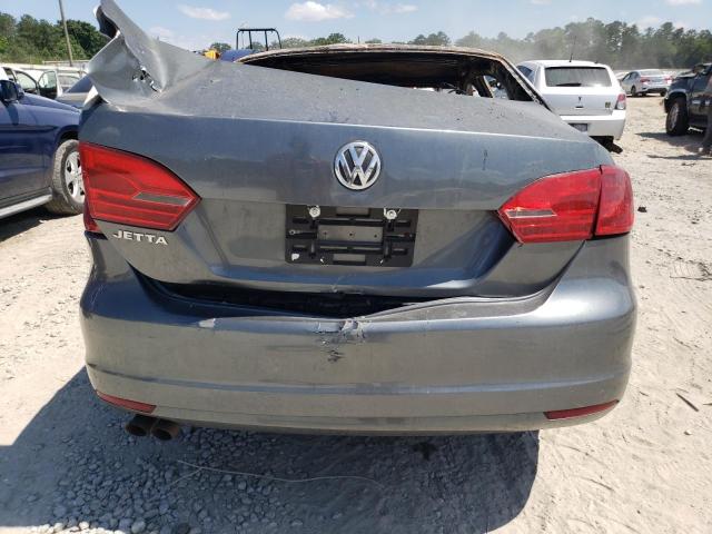 3VW2K7AJ2EM233348 - 2014 VOLKSWAGEN JETTA BASE 灰色 照片 6