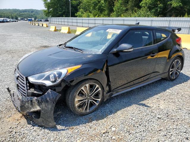 KMHTC6AE0GU257059 - 2016 HYUNDAI VELOSTER TURBO GRAY photo 1