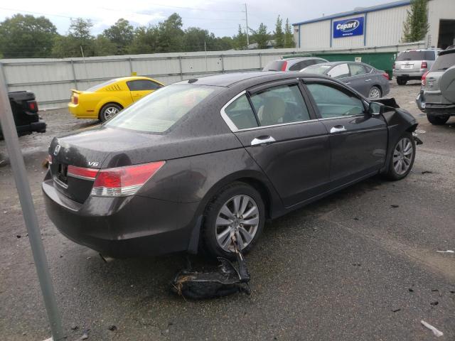 1HGCP3F83BA013623 - 2011 HONDA ACCORD EXL GRAY photo 4