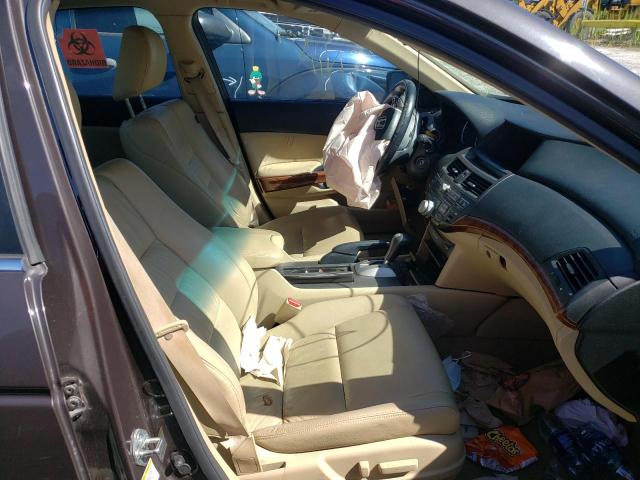 1HGCP3F83BA013623 - 2011 HONDA ACCORD EXL GRAY photo 5