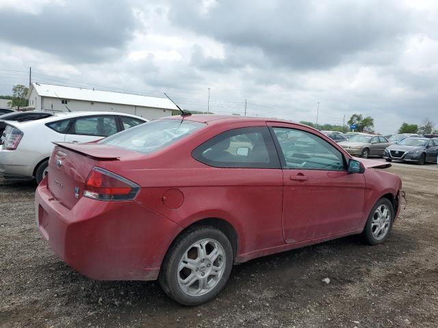 1FAHP3CN9AW130631 - 2010 FORD FOCUS SE RED photo 3