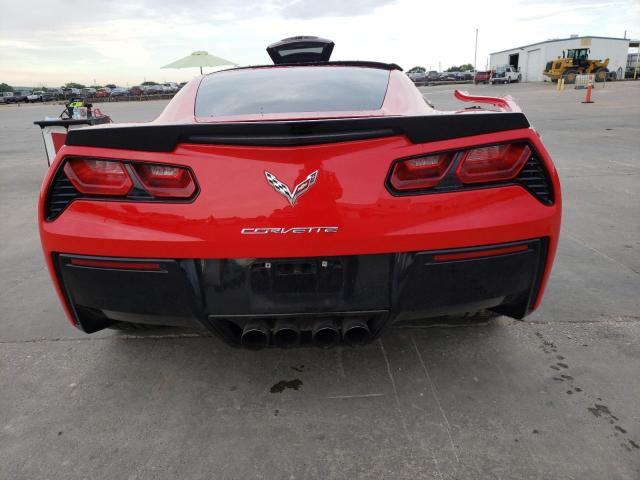 1G1YH2D77E5109878 - 2014 CHEVROLET CORVETTE STINGRAY Z51 1LT RED photo 6