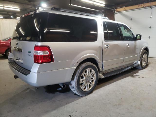 1FMJK2A51DEF13654 - 2013 FORD EXPEDITION EL LIMITED SILVER photo 3