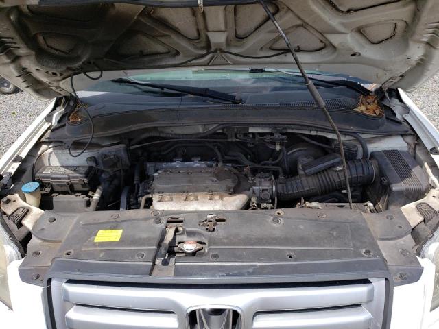 5FNYF28416B042269 - 2006 HONDA PILOT EX WHITE photo 12