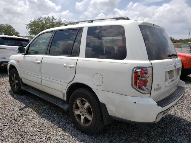 5FNYF28416B042269 - 2006 HONDA PILOT EX WHITE photo 2