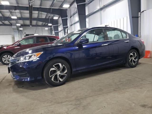 1HGCR2F37GA210648 - 2016 HONDA ACCORD LX BLUE photo 1