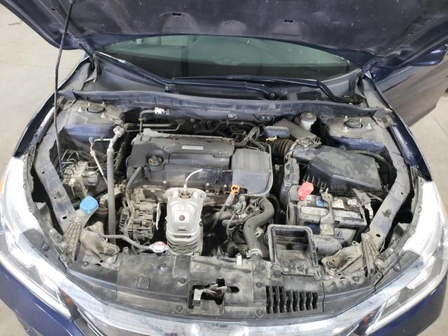 1HGCR2F37GA210648 - 2016 HONDA ACCORD LX BLUE photo 11