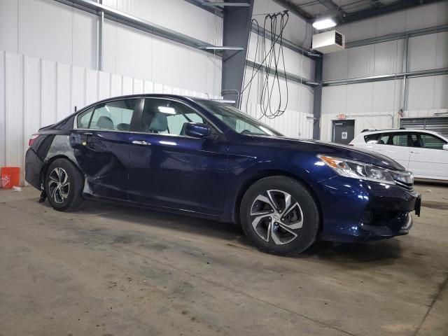 1HGCR2F37GA210648 - 2016 HONDA ACCORD LX BLUE photo 4