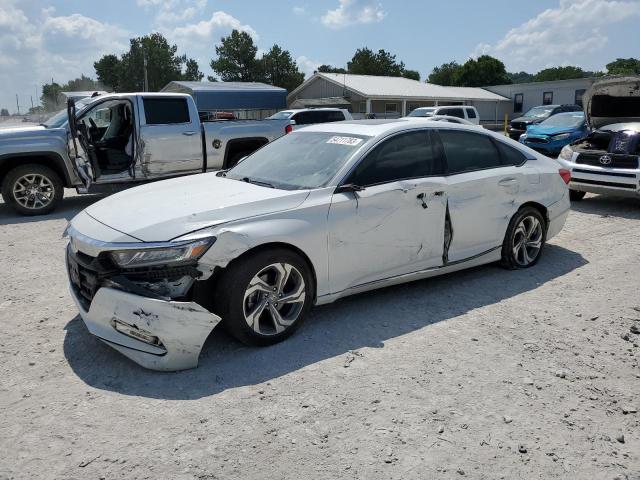 1HGCV1F44KA076298 - 2019 HONDA ACCORD EX WHITE photo 1
