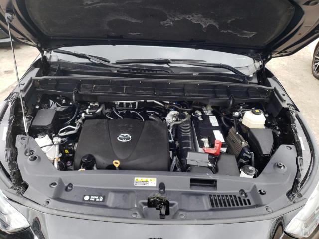 5TDGZRBH6NS228519 - 2022 TOYOTA HIGHLANDER XLE 黑色 照片 12