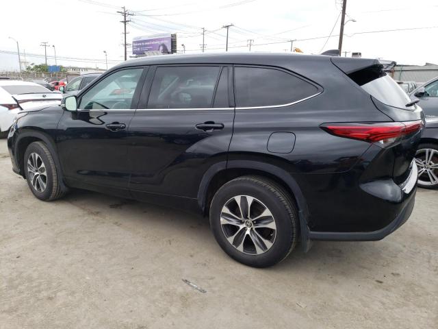 5TDGZRBH6NS228519 - 2022 TOYOTA HIGHLANDER XLE 黑色 照片 2
