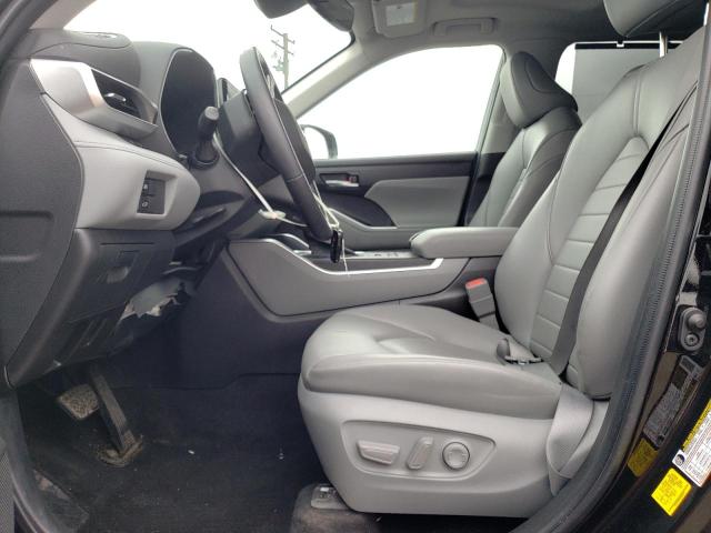 5TDGZRBH6NS228519 - 2022 TOYOTA HIGHLANDER XLE 黑色 照片 7