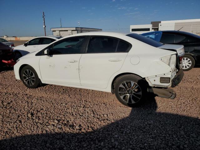 19XFB2F82FE057393 - 2015 HONDA CIVIC EX WHITE photo 2