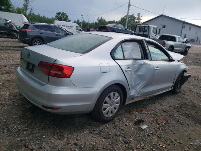3VW2K7AJ3FM311010 - 2015 VOLKSWAGEN JETTA BASE 银色 照片 3