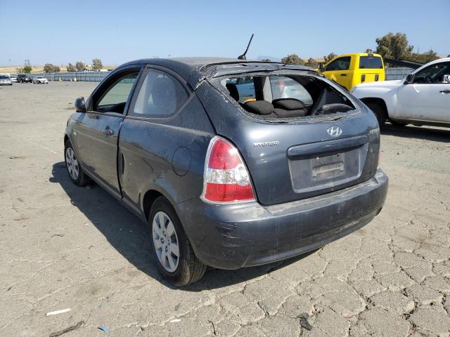 KMHCM3AC8AU181236 - 2010 HYUNDAI ACCENT BLUE CHARCOAL photo 2