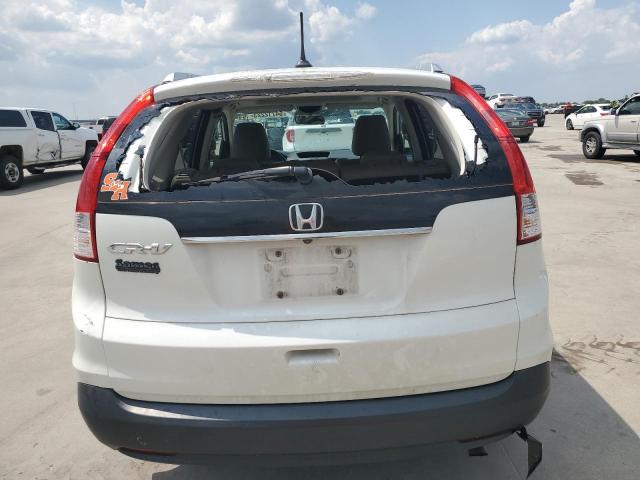 5J6RM3H74CL043414 - 2012 HONDA CR-V EXL WHITE photo 6