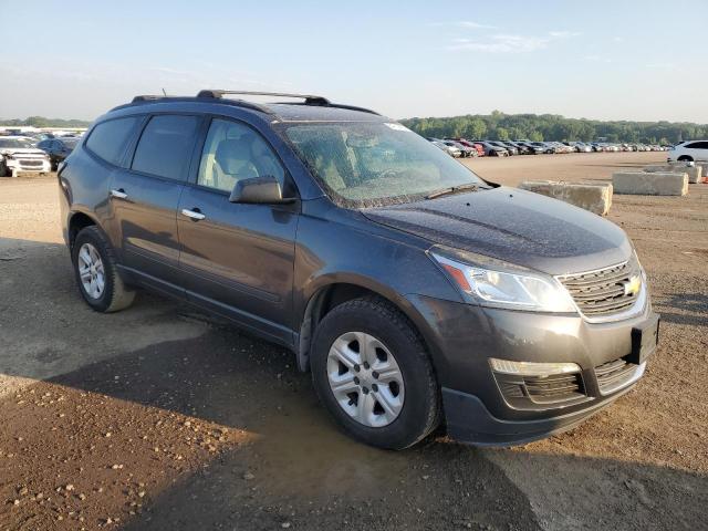 1GNKRFED8DJ150085 - 2013 CHEVROLET TRAVERSE LS GRAY photo 4