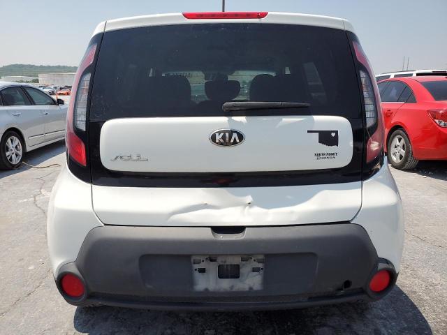 KNDJP3A59E7004722 - 2014 KIA SOUL + WHITE photo 6