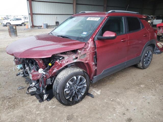 KL79MPSL3NB076560 - 2022 CHEVROLET TRAILBLAZE LT BURGUNDY photo 1