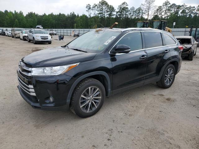 5TDKZRFHXKS352423 - 2019 TOYOTA HIGHLANDER SE BLACK photo 1