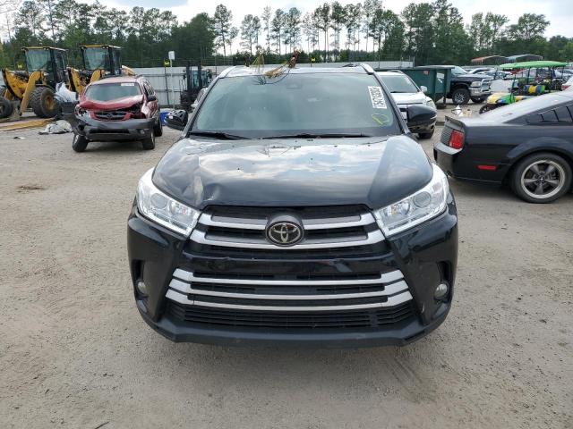 5TDKZRFHXKS352423 - 2019 TOYOTA HIGHLANDER SE BLACK photo 5