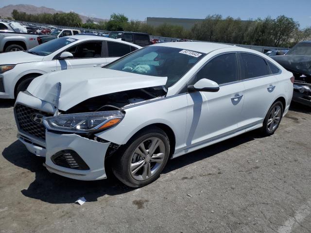 5NPE34AF9KH813107 - 2019 HYUNDAI SONATA LIMITED WHITE photo 1