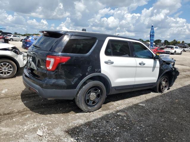 1FM5K8AR5HGA63069 - 2017 FORD EXPLORER POLICE INTERCEPTOR TWO TONE photo 3