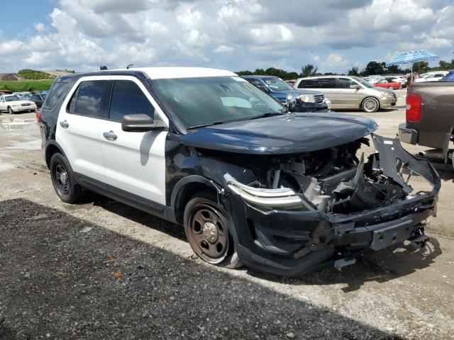 1FM5K8AR5HGA63069 - 2017 FORD EXPLORER POLICE INTERCEPTOR 双色 照片 4