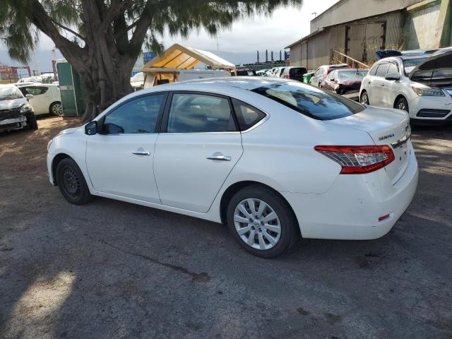 3N1AB7APXEL609211 - 2014 NISSAN SENTRA S WHITE photo 2