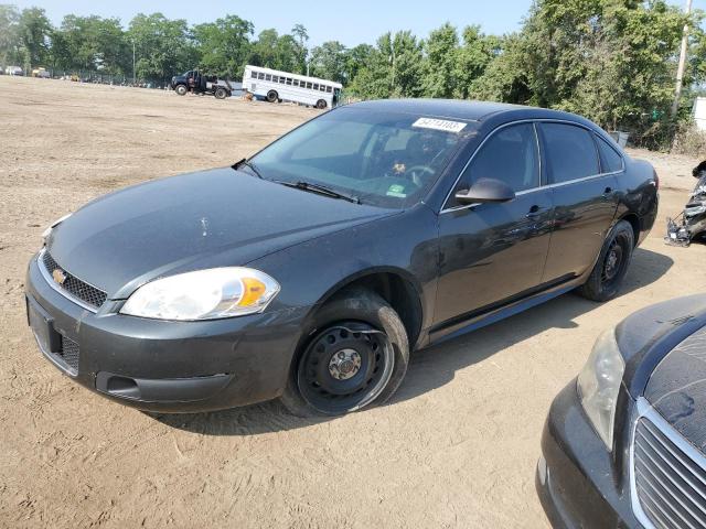 2G1WD5E31C1313610 - 2012 CHEVROLET IMPALA POLICE BLACK photo 1