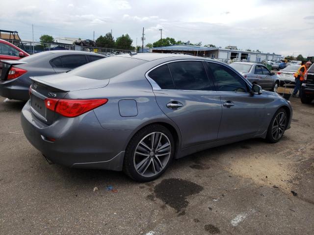 JN1EV7AR8GM342377 - 2016 INFINITI Q50 PREMIUM GRAY photo 3