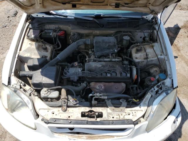 1HGEJ6228VL058076 - 1997 HONDA CIVIC DX WHITE photo 11