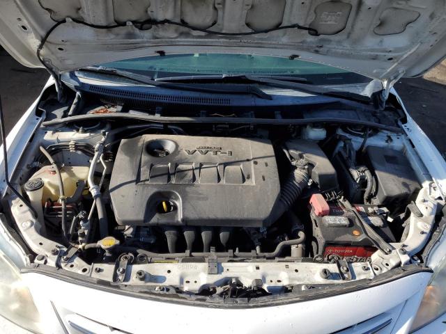 2T1BU4EE1DC004191 - 2013 TOYOTA COROLLA LE BASE WHITE photo 11