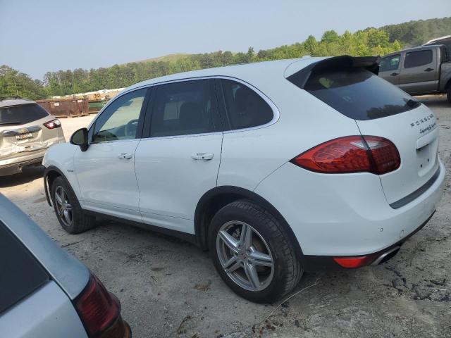 WP1AE2A2XCLA92835 - 2012 PORSCHE CAYENNE S HYBRID WHITE photo 2