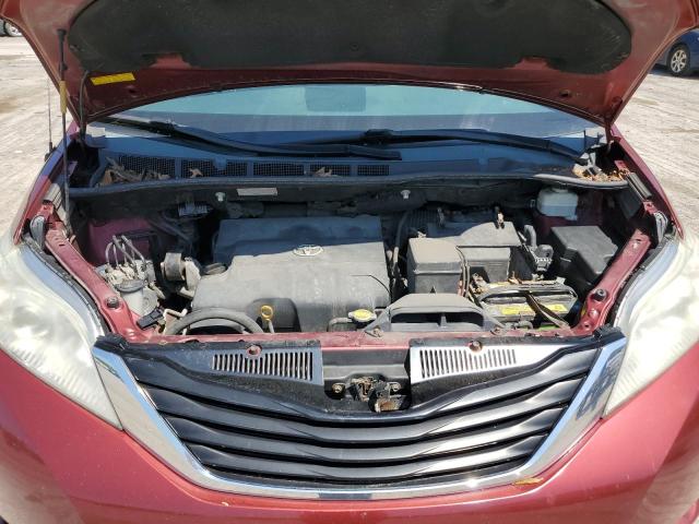 5TDKK3DC2CS210013 - 2012 TOYOTA SIENNA LE BURGUNDY photo 12