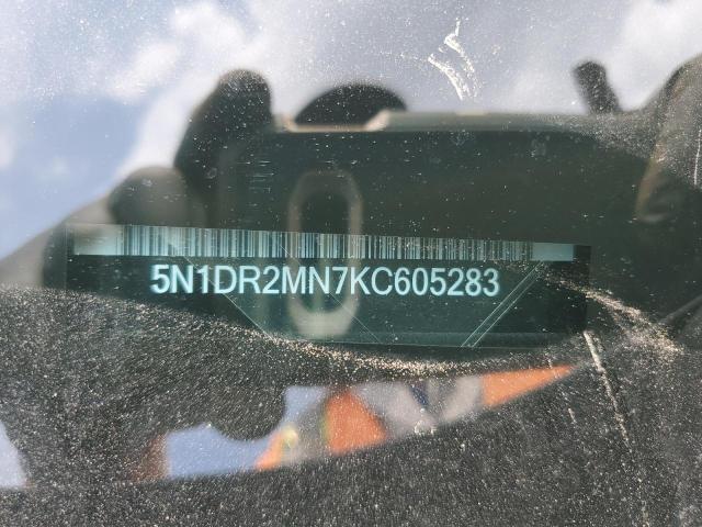 5N1DR2MN7KC605283 - 2019 NISSAN PATHFINDER S GRAY photo 13