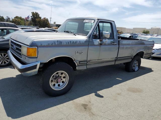 1FTEF26N4LLA24260 - 1990 FORD F250 GRAY photo 1