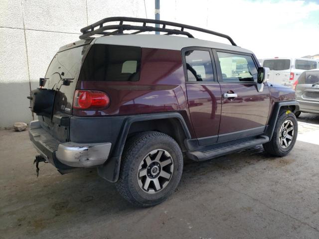 JTEBU11F370063928 - 2007 TOYOTA FJ CRUISER MAROON photo 3