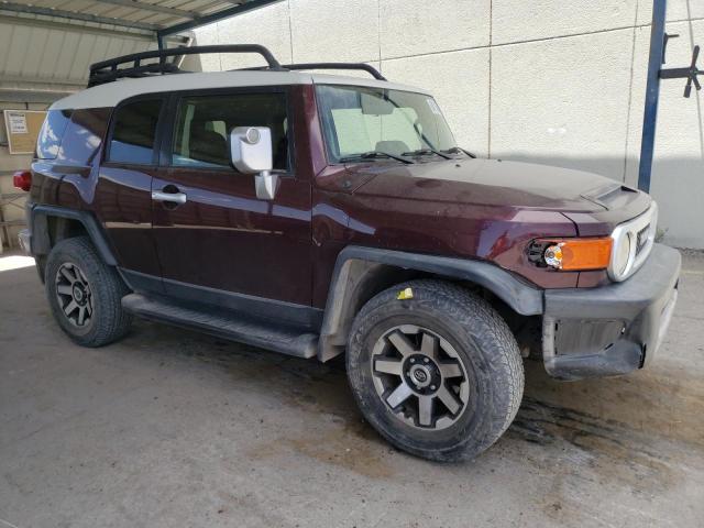 JTEBU11F370063928 - 2007 TOYOTA FJ CRUISER MAROON photo 4