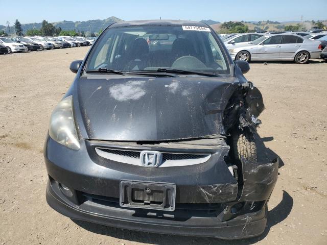 JHMGD38698S028844 - 2008 HONDA FIT SPORT BLACK photo 5